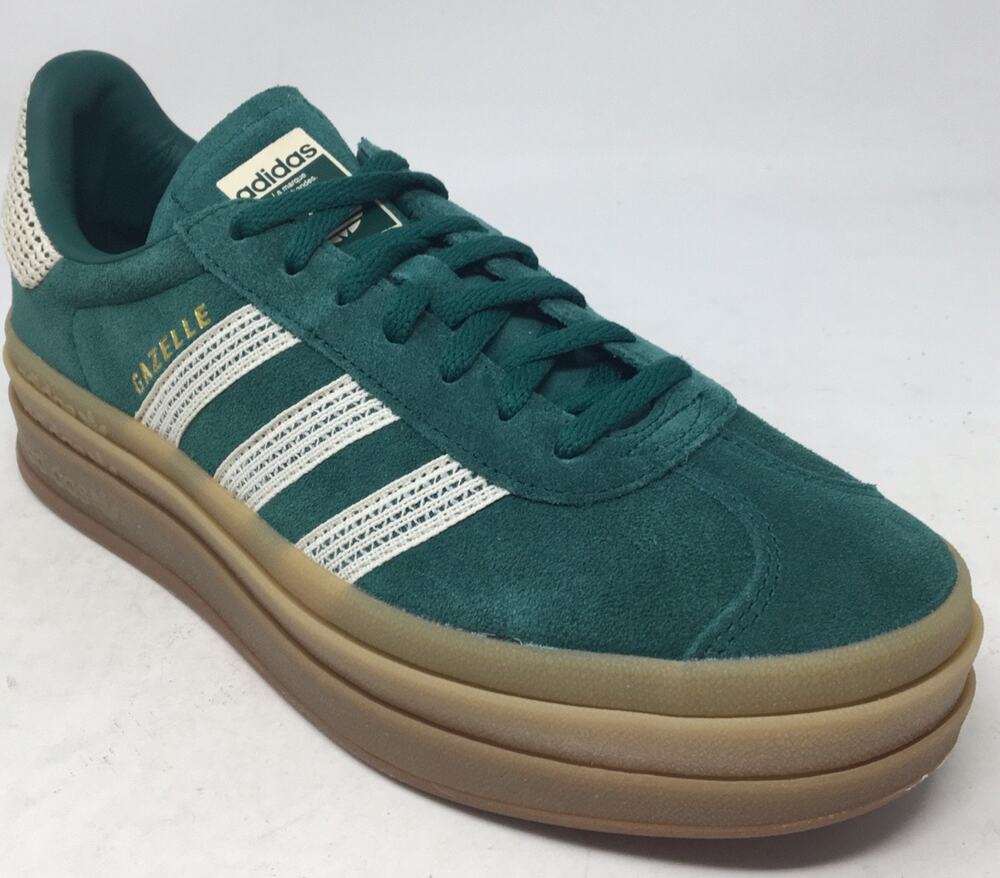 Adidas Gazelle Women's Size 8.5 Bold Collegiate Green Gum OG Sneakers JS3358
